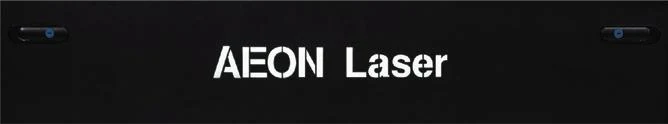 White AEON logo indicating that the NOVA machine is idle