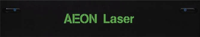Green AEON logo indicating that the NOVA machine is running