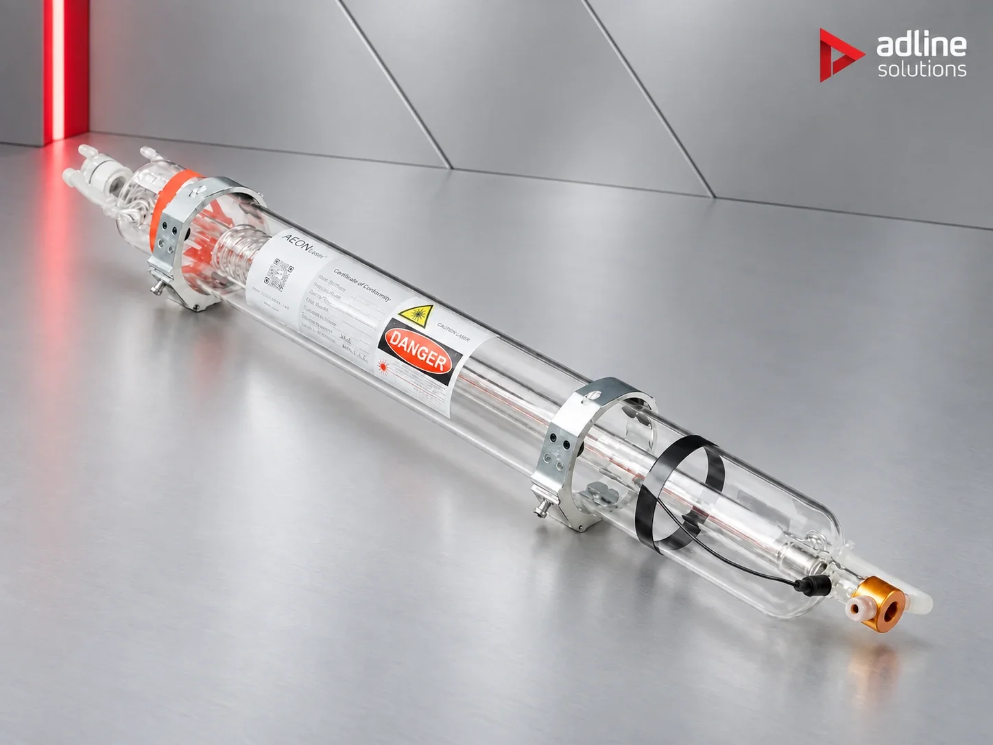 Skleněná laserová trubice CO₂ AEON (45–150 W)