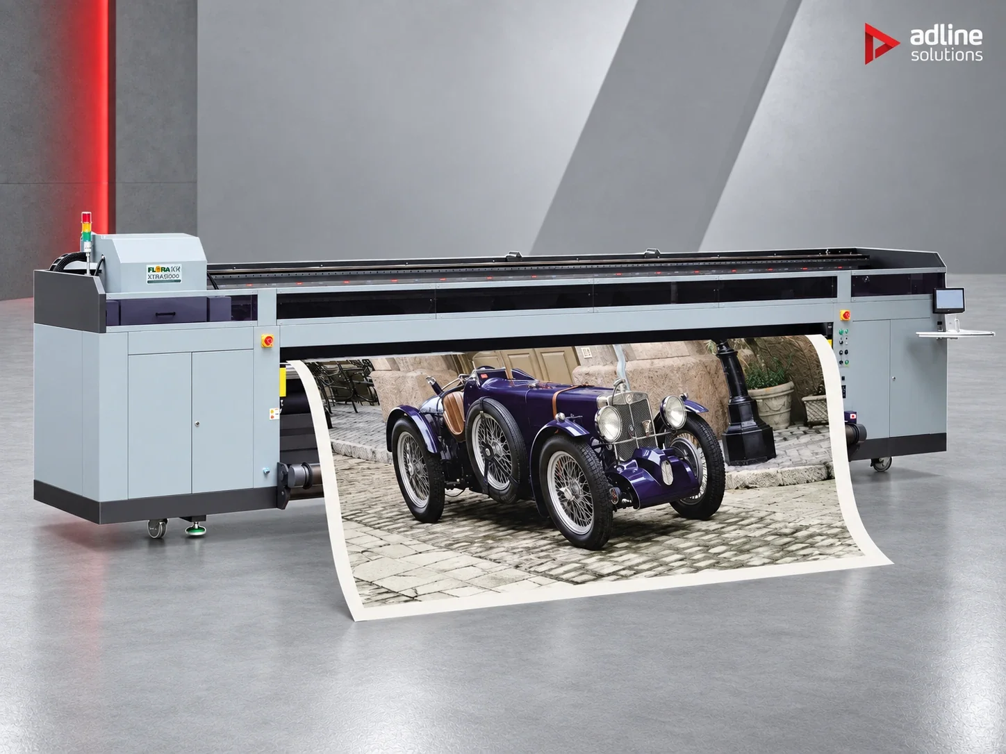 Flora Xtra5000 5 m rol-tot-rol UV-LED-printer