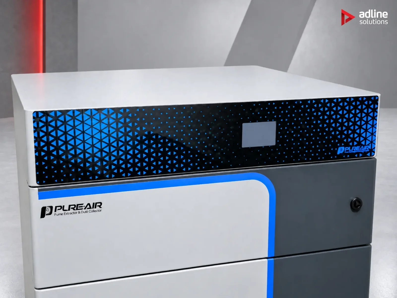 PURE-AIR PA-D1600 front control panel detail