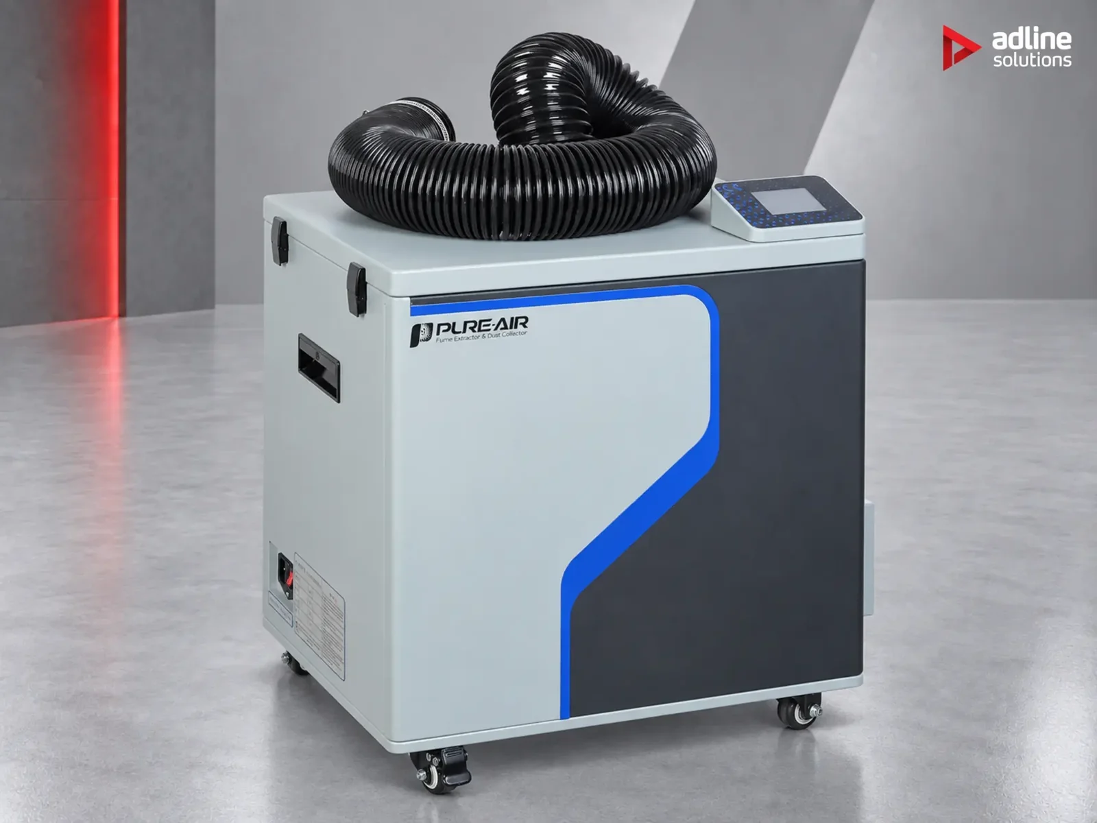 PURE-AIR PA-D350 with coiled extraction hose