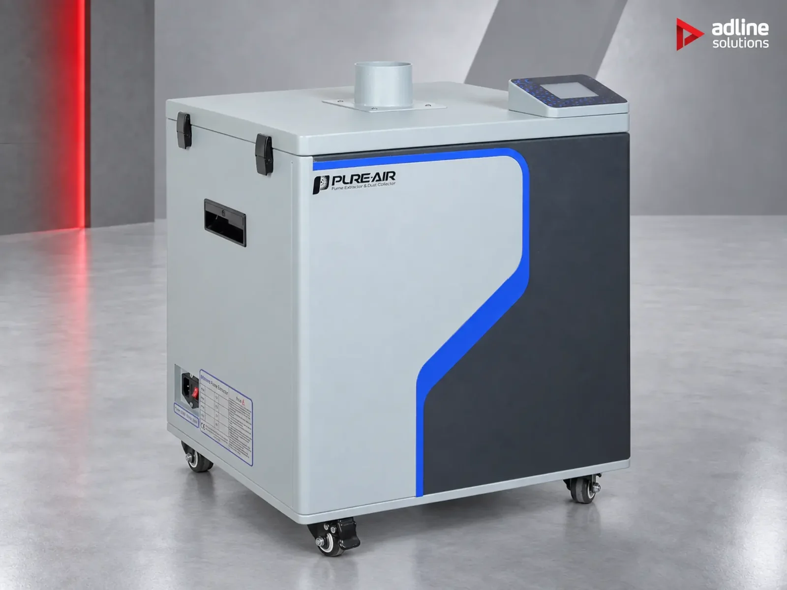 PURE-AIR PA-D350 front three-quarter view