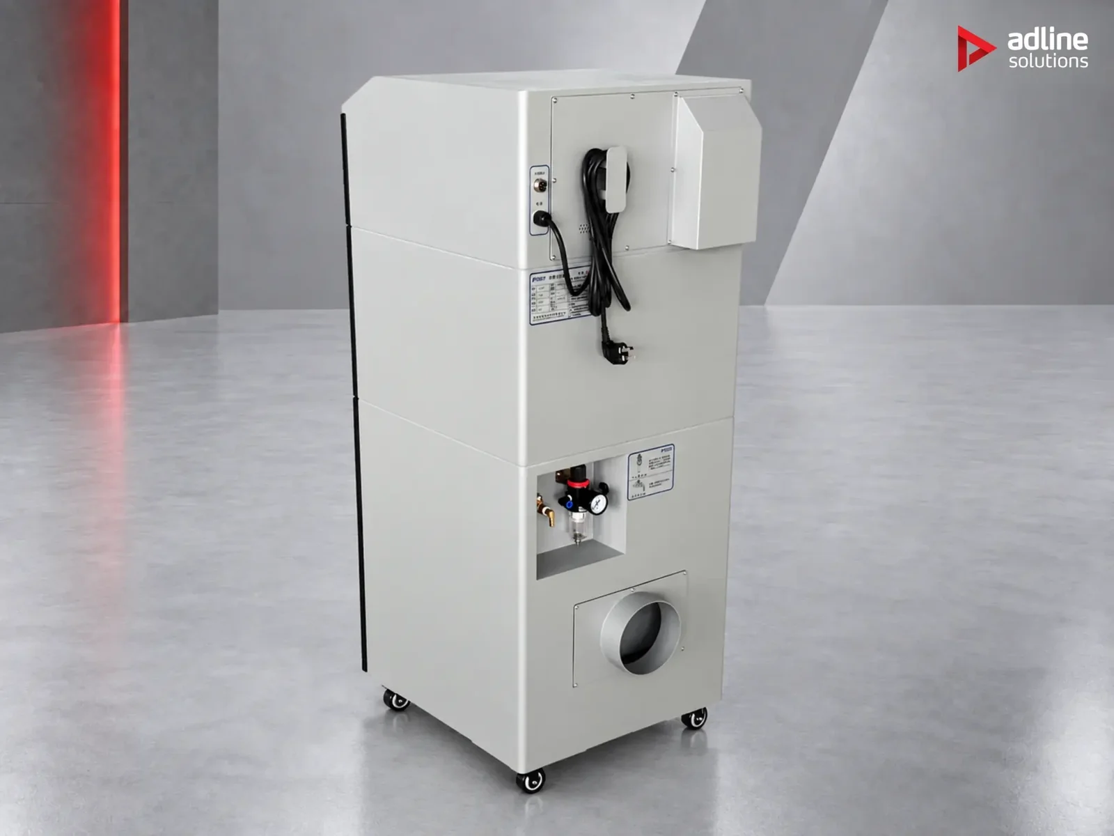 PURE-AIR PA-D800 rear three-quarter view