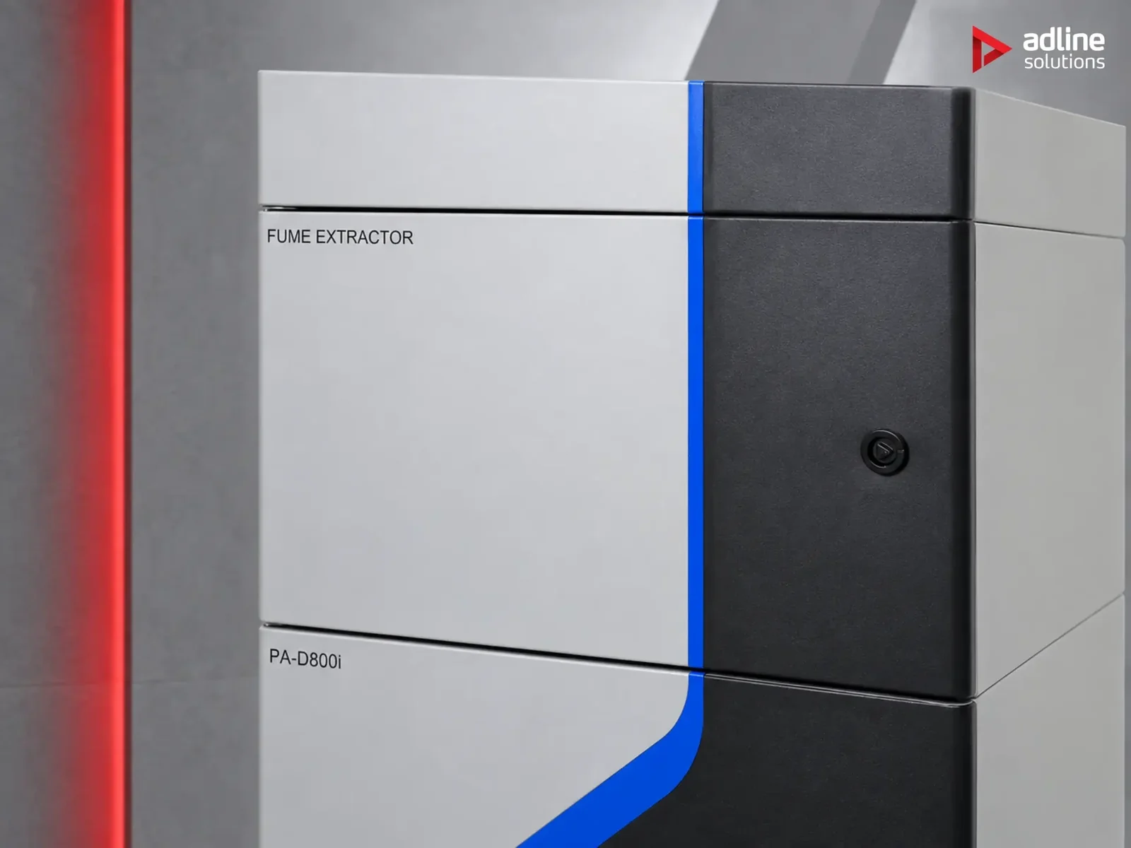 PURE-AIR PA-D800i front cabinet detail