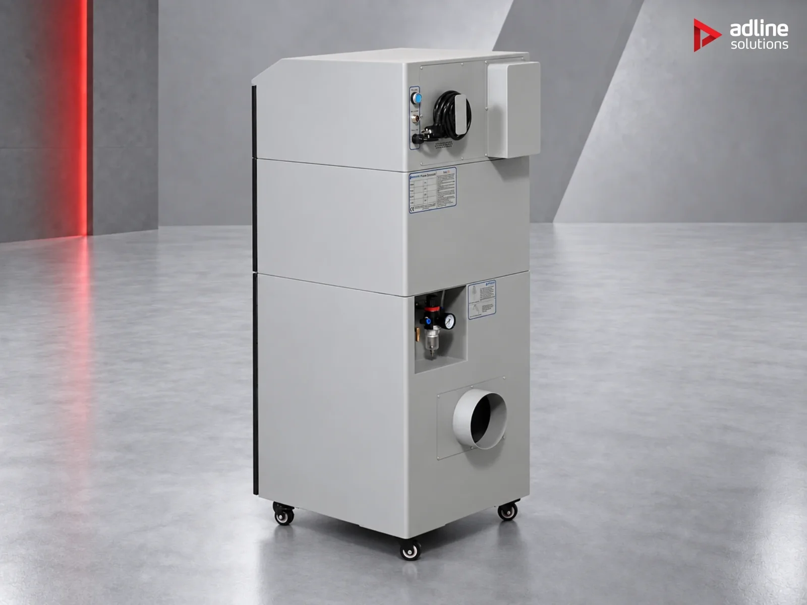 PURE-AIR PA-D800i rear three-quarter view