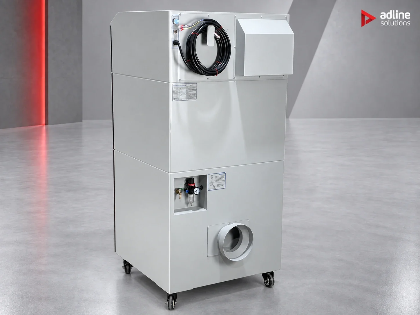 PURE-AIR PA-DFS2400i — rear view with connections