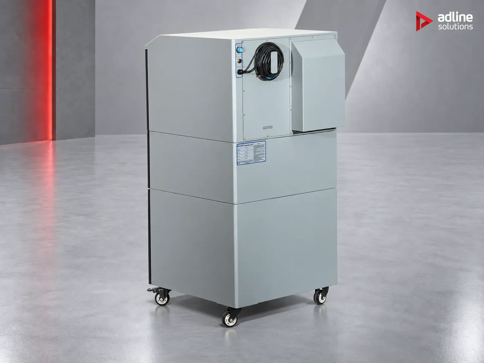 PURE-AIR PA-DS1600i rear view with cable