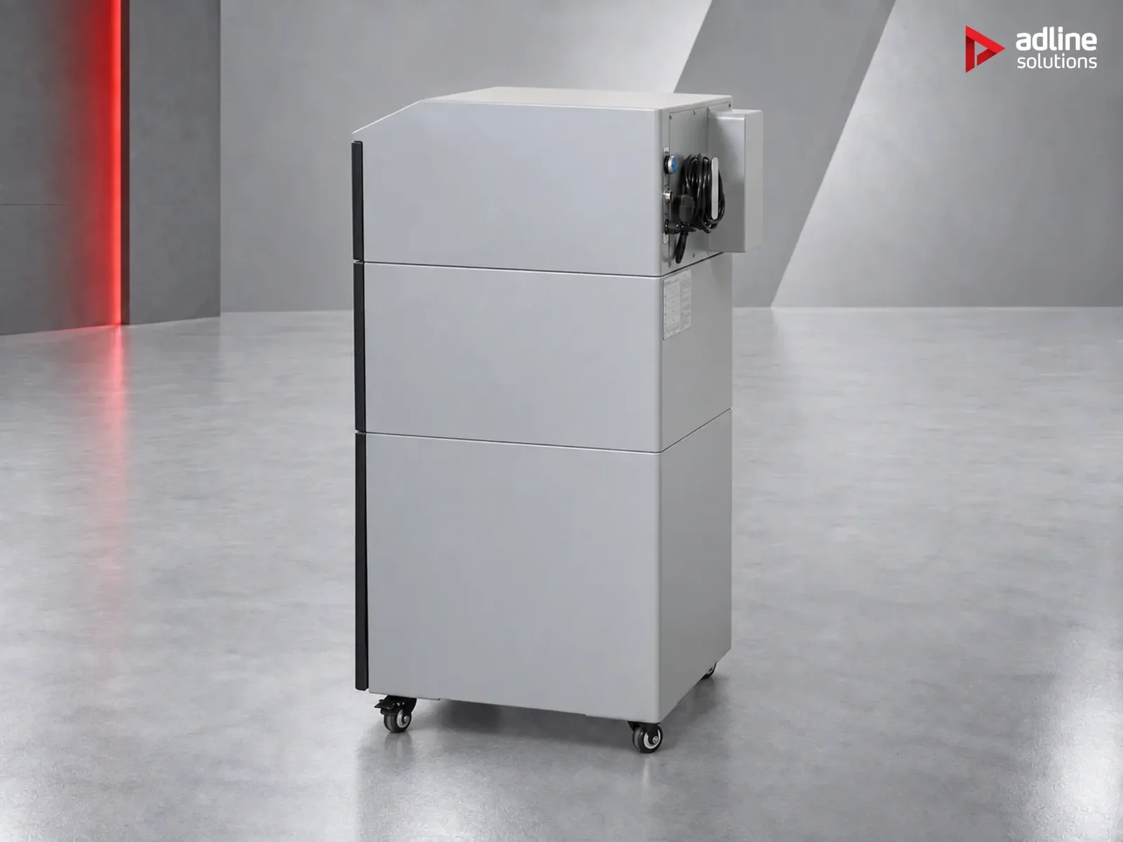 PURE-AIR PA-DS500i fume extractor, rear three-quarter view