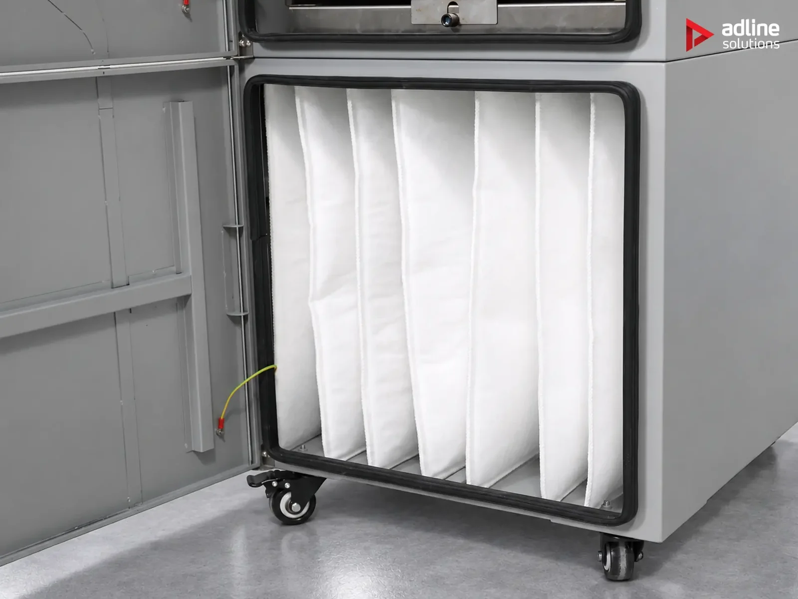 PURE-AIR PA-DS500i lower filter compartment with filter bags