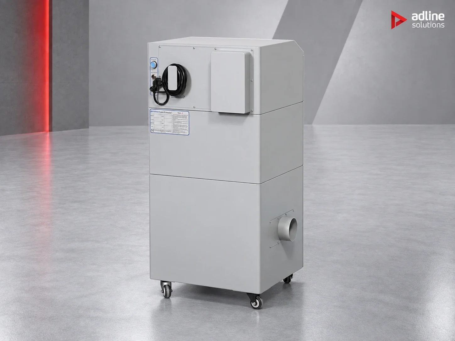 PURE-AIR PA-DS800i — rear three-quarter view