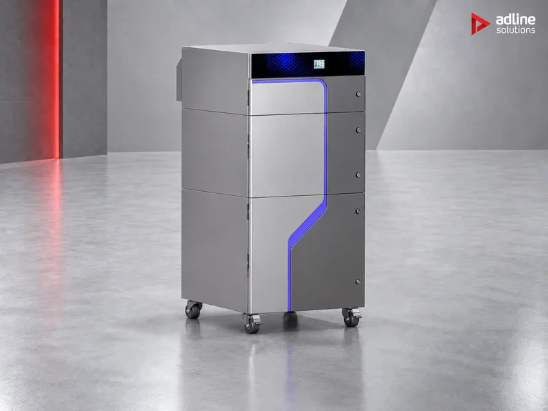 PURE-AIR PA-FGS2400 Fume & Dust Extractor — front three-quarter view