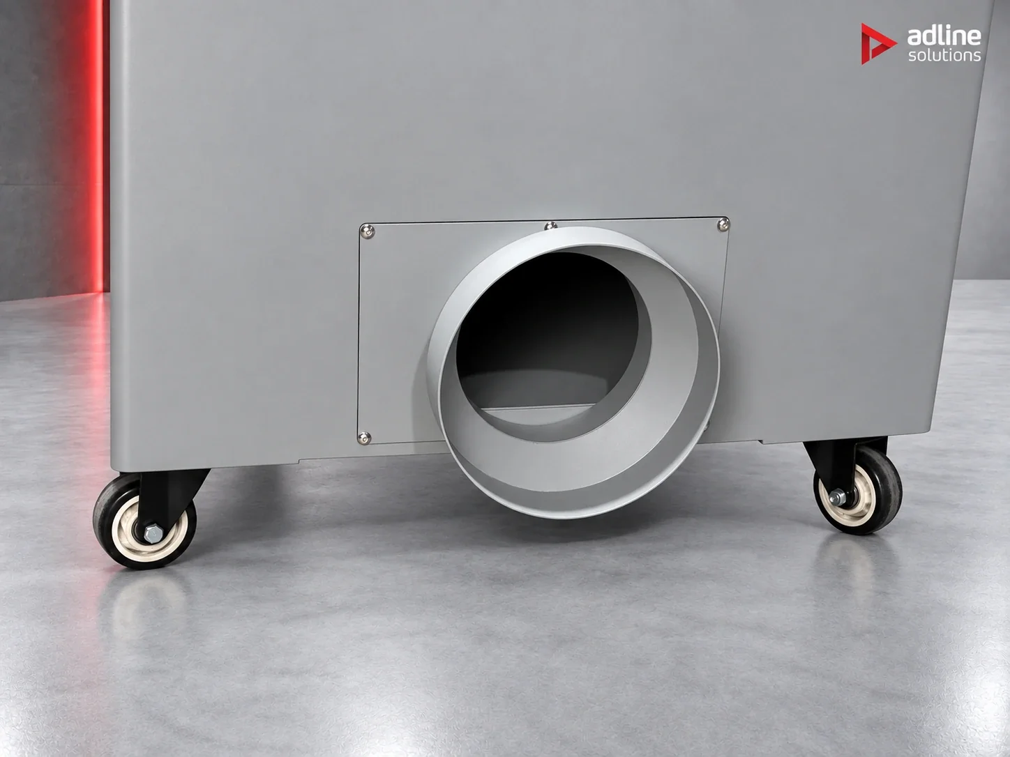 PURE-AIR PA-FS1600 fume and dust extractor — extraction outlet detail