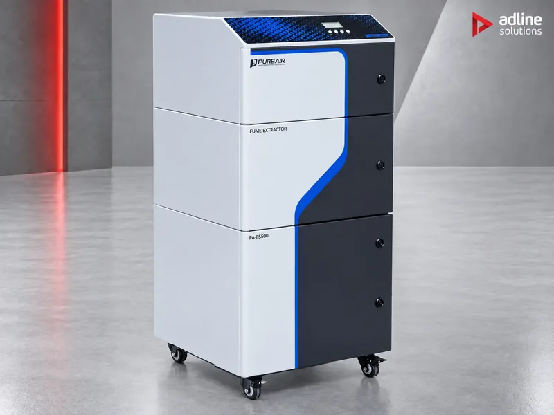 PURE-AIR PA-FS500 Fume & Dust Extractor — industrial fume extractor supplied by Adline Solutions
