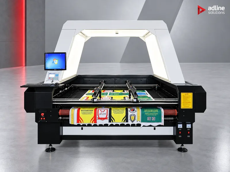 Hanma SM-1815 CO₂ Laser Textile Cutting Machine