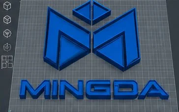 Контурът, превърнат в 3D букви